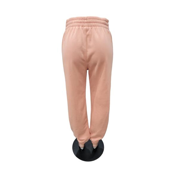 Adidas Women's Adicolor Essentials Fleece Jogger Pants – Peach, Size 30 Waist - Picture 5 of 15